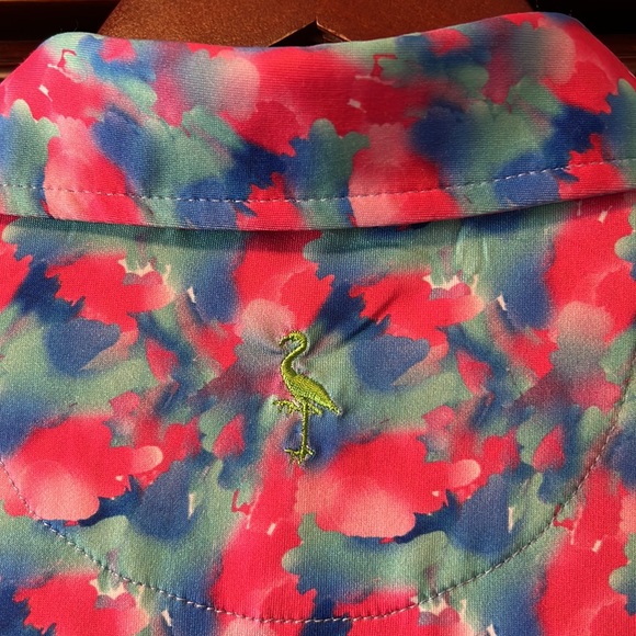 New Tailor Byrd Multicolored Performance Golf Polo, Quick Dry, Moisture Wicking! - Picture 8 of 8